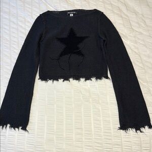 Urban Outfitters Gray Star Knit Top